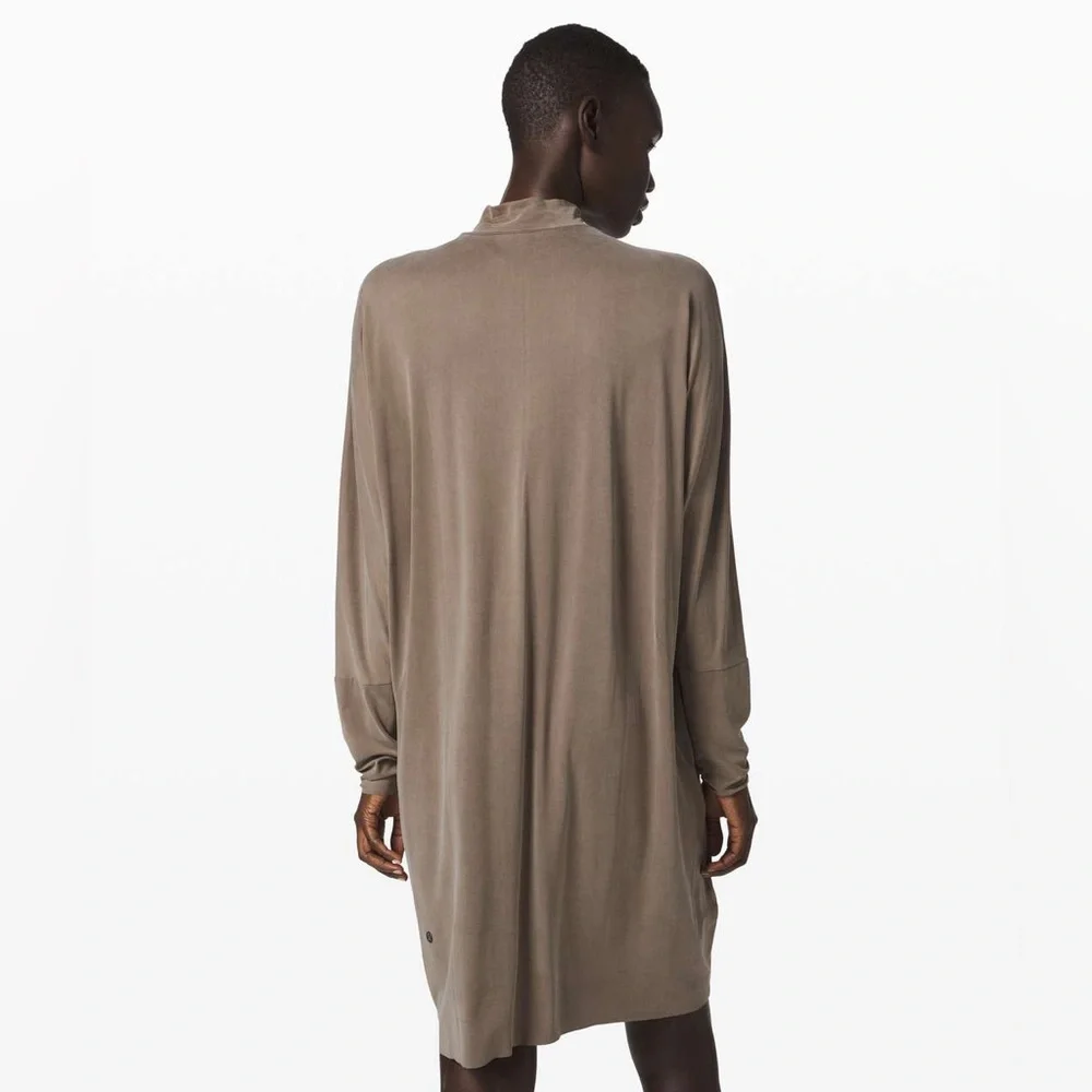Lululemon•Vindur Dress Cupro *lululemon lab•BNWT•Nomad RARE PIECE•Sz L - Picture 3 of 16